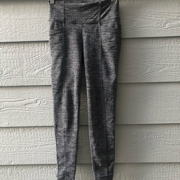 Athleta Herringbone Metro High Waisted Leggings gray size XS - Picture 2 of 15